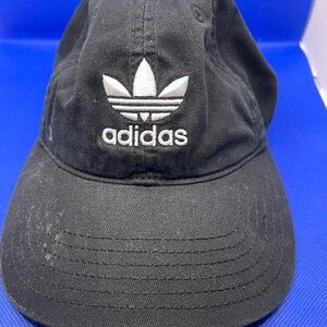 Adidas Black and Gray Cap